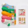 5 пар детских носков из хлопка, мягкие носки-трубы для девочек, симпатичные носки в деревенском стиле Mori Girl Style, теплые короткие носки с высокой эластичностью, 1-16 лет