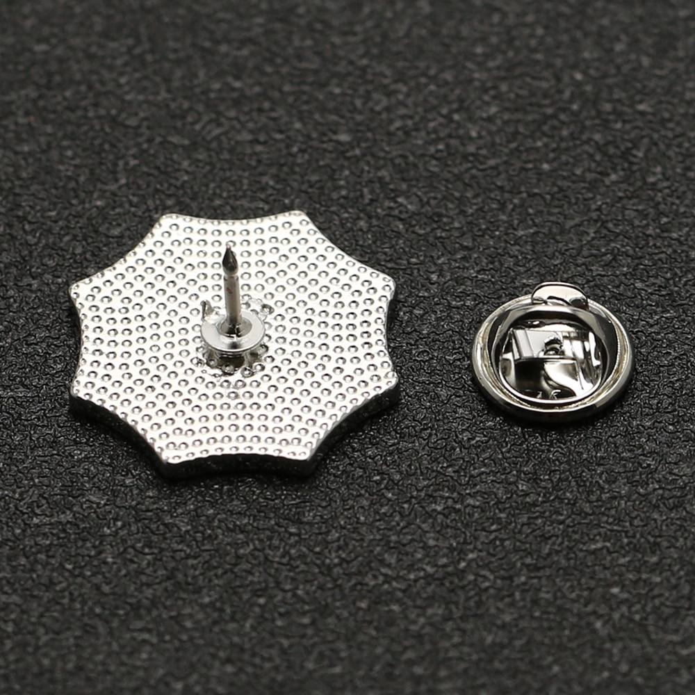 Биологическая брошь, булавка, Alice Umbrella Corporation, красно-белая эмаль, логотип, амулет, значок, популярные ювелирные изделия из фильма, для мужчин и женщин, булавка