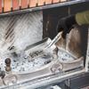 Лопатка для золы камина из нержавеющей стали для эффективной очистки дымоходов и зон для приготовления пищи на открытом воздухе