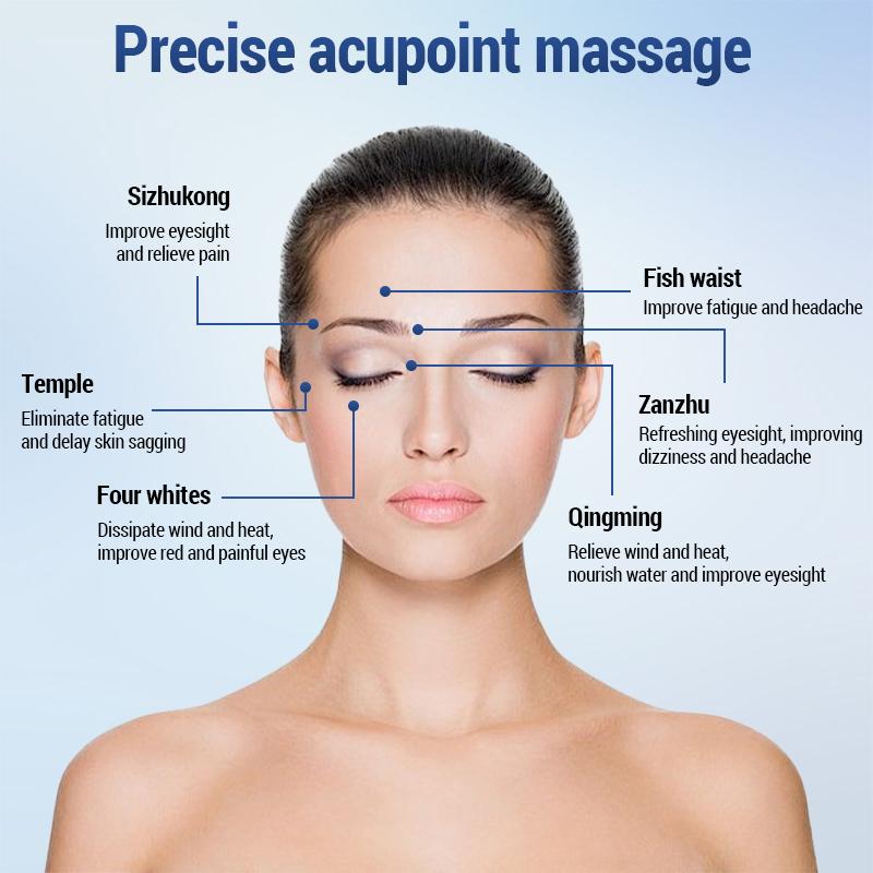 9 режимов массажер для глаз магнитная терапия вибратор умный инструмент для массажа глаз удаление снимает усталость массаж глазного яблока забота о здоровье