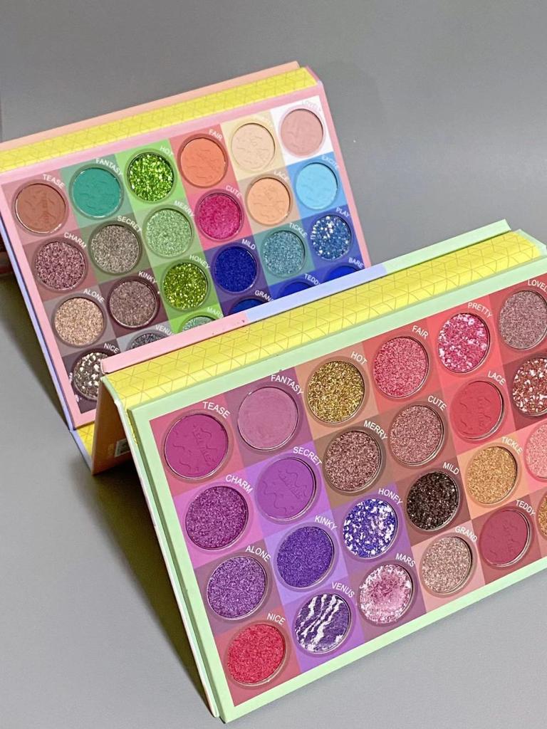 LEKE YIEES 78-цветные бумажные тени для век, ежедневный водостойкий макияжный диск для косплея