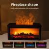 Remote Control Essential Oils Humidifier 7 Colors Simulated Fireplace Diffuser Home