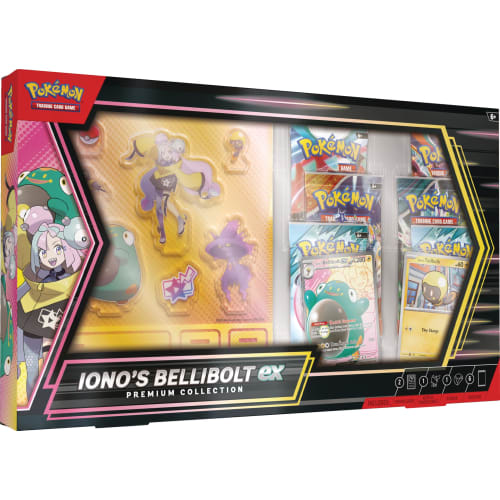 Pokemon TCG: Iono's Bellibalt Ex Premium Collection 6-Pack Promo
