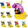 Yellow Duck with Helmet for Bike Without Lights Auto Car Accessories Duck In The Car Car Interior Decoration Motor Accessories