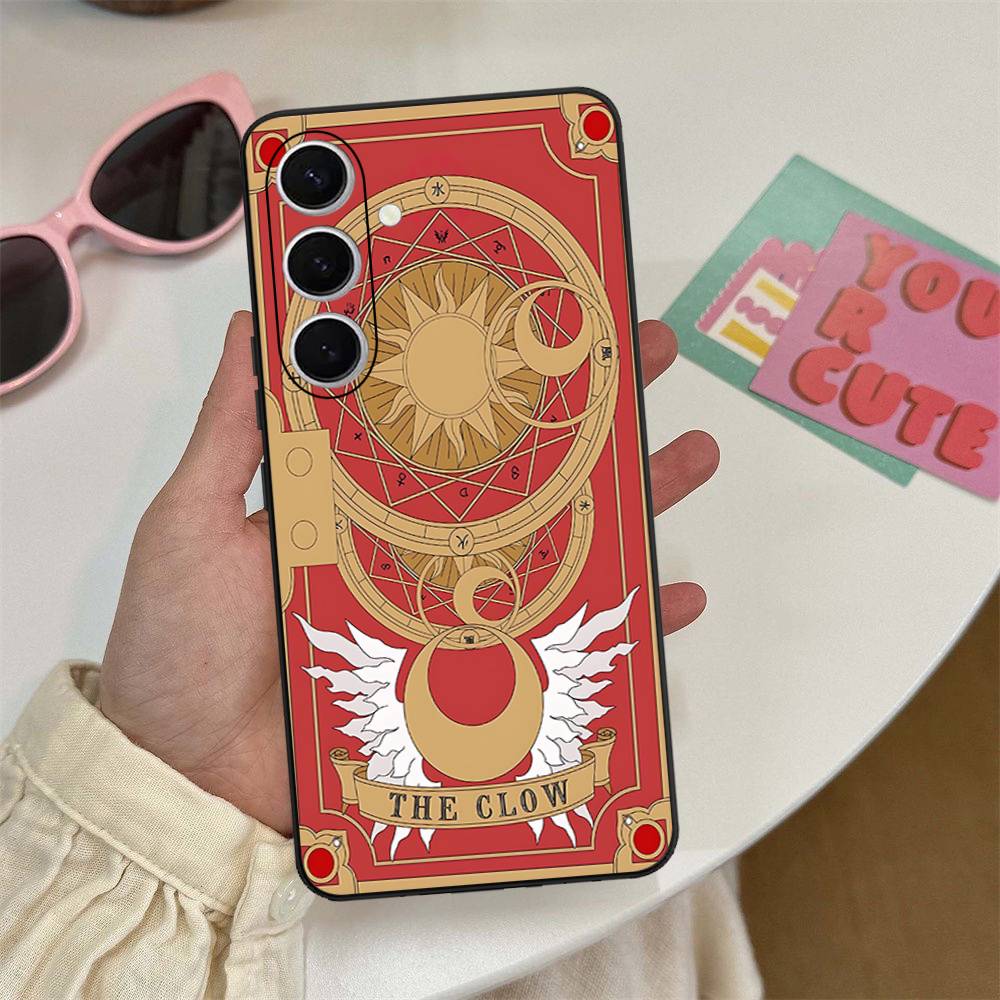 Чехол для телефона Anime C-CardcaptorS S-Sakura для Samsung S 24 Fe 25 Ultra Plus 20 Lite 21 30 22 23 24 22 Ultra 5G Fundas