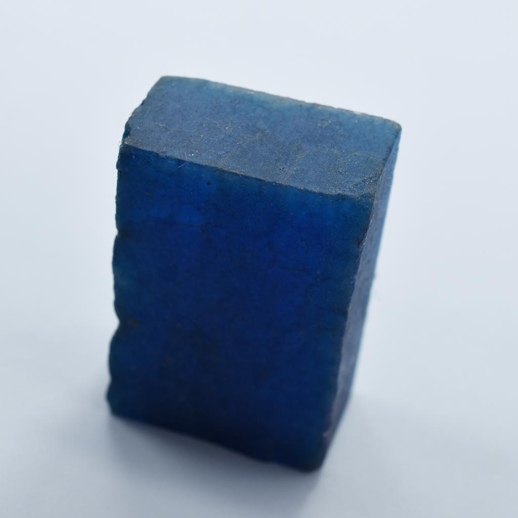Sapphire Loose Gemstone Raw Stone Nature'S 350.65 ct Uncut Rough September Birthday Birthstone