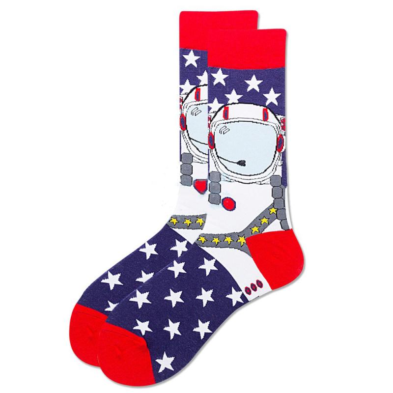 Хлопковые носки с принтом