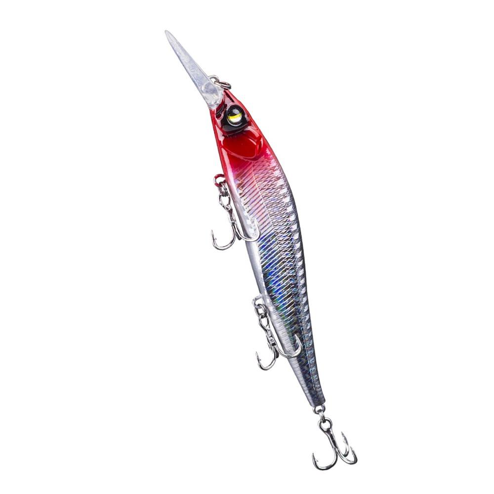 13.5cm 14.3g Minnow Lure with 3D Eyes Jerkbait Fishing Lure For Smallmouth Bass