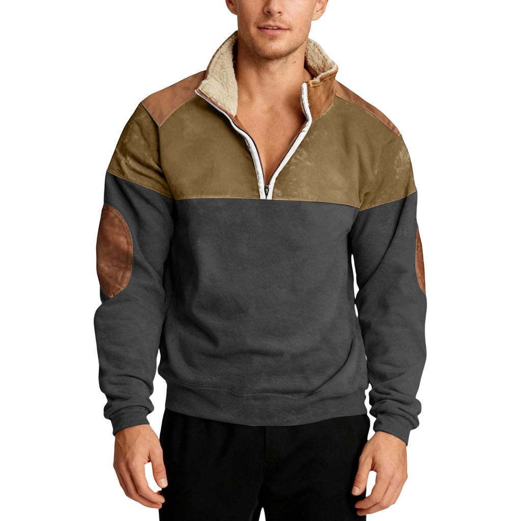 Men's  Hoodie  Loose  Long Sleeves  Round Neck