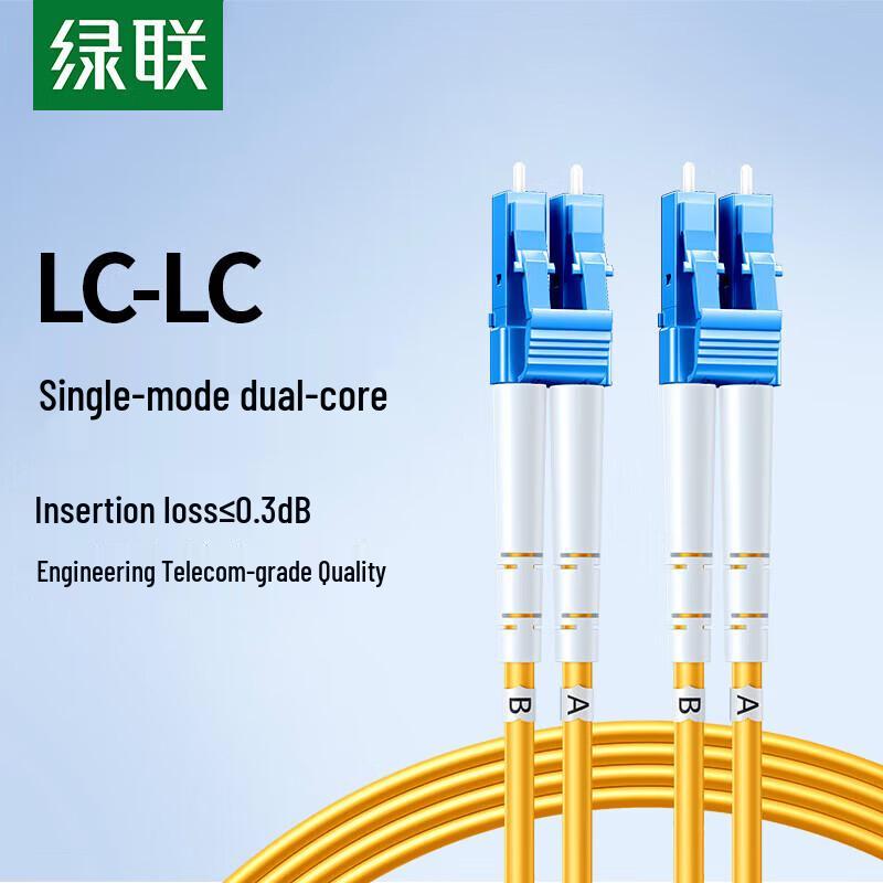Ugreen LC-LC Single-Mode Duplex Fiber Optic Patch Cable