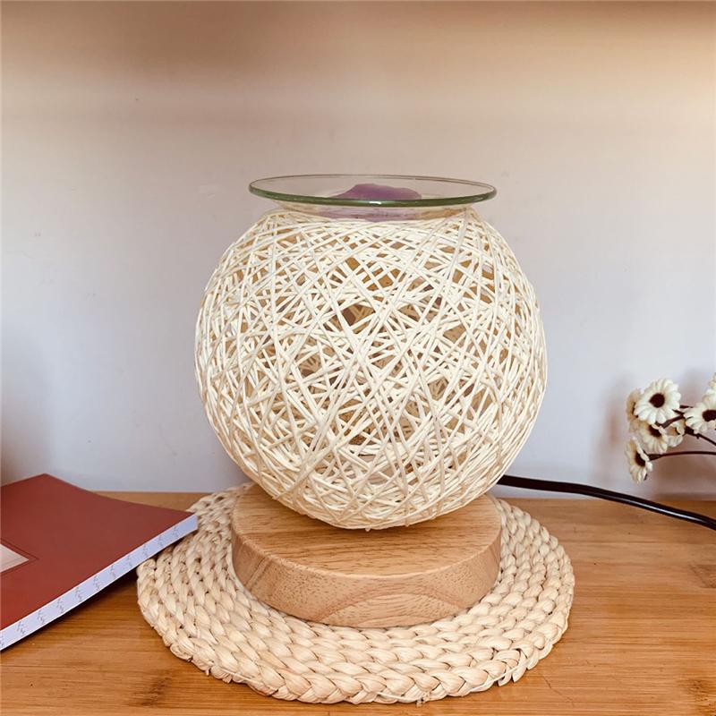 Aroma Burner Electric Wax Melting Meltburner 3D Aroma Lamp Essential Oil Light Aromatherapy Diffuser Nightlight UK Plug