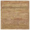 6 Piece Garden Lounge Set with Cream Colored Cushions Bamboo