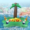 Beach Toy Reused Coconut Eco-friendly Free Your Hands Fade-less Tree Shape PVC Water Dining Inflatable Ice