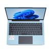 Laptop with Windows 11 Office Inch Ultra Light Thin SSD GM-JAPAN 14.1 128GB/Memory 4GB/WEB Camera/WPS Office/Celeron/WIFI/USB3.0/HDMI (Ice Blue)