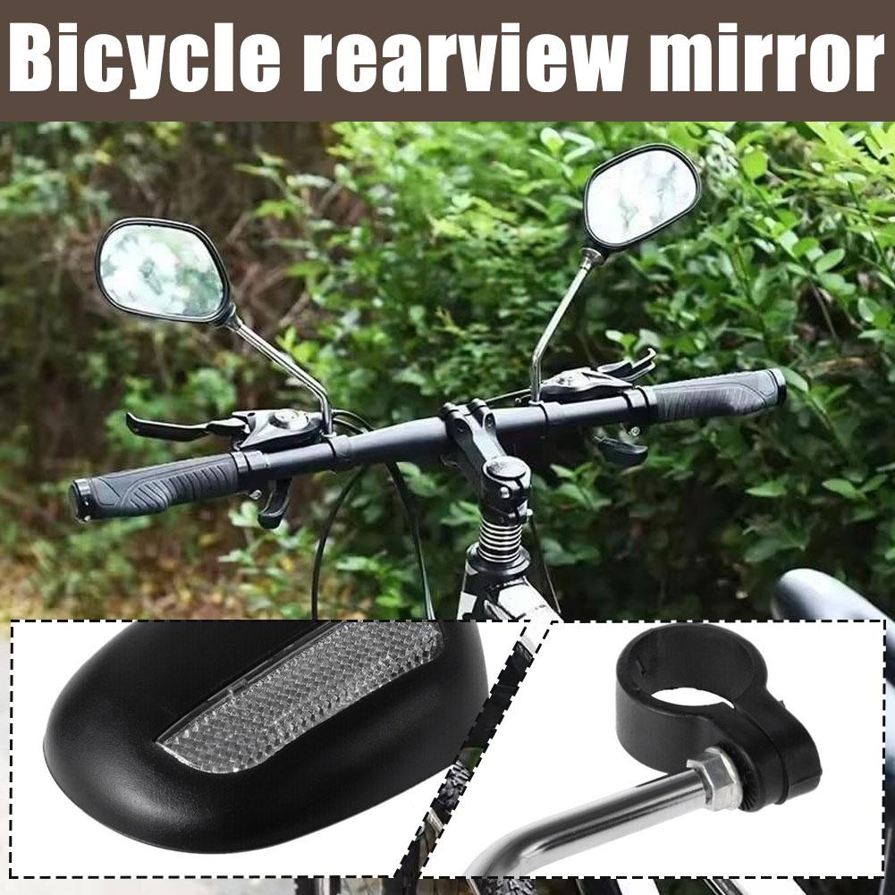 1 пара зеркал заднего вида для велосипеда, широкоугольное зеркало высокой четкости, регулируемое зеркало для мотоцикла M2V2