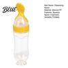 Dispensing Spoon Baby Silicone Squeeze Spoon Single-handed Rice Cereal Bottle with Infant Complementary Food Feeder Flow Control Easy Clean
