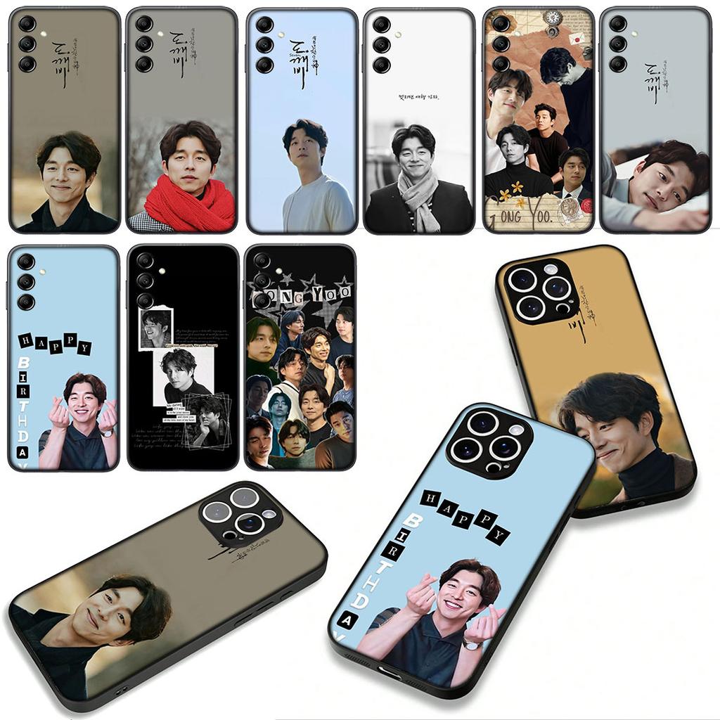Чехол для телефона Постер Гон Ю K POP Чехол для Apple iPhone 16 15 14 Plus 13 12 Mini 17 Pro Max + ProMax 16E Air 15+ Чехол
