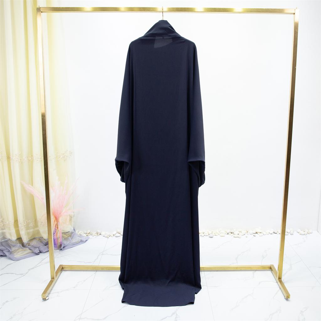 Женское традиционное арабское платье с рукавами «летучая мышь» Абая, мусульманское свободное платье макси длины, женское джилбабс