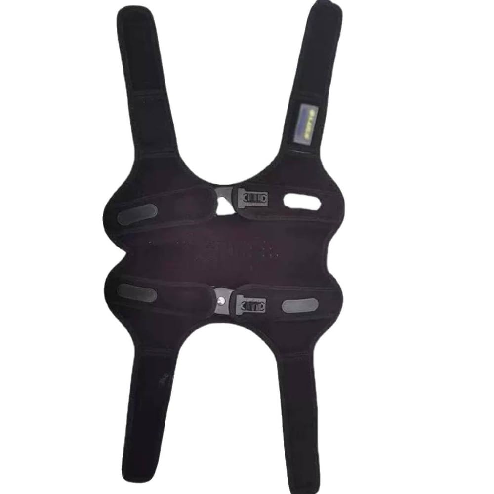 The elderly running and walking knee pads exoskeleton (black L size, suitable for 60-80KG)