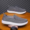 Spring and Summer New Men's Shoes, Men's One-pedal Cloth Shoes, Men's Soft-soled Breathable Canvas Shoes, Driving Work Shoes