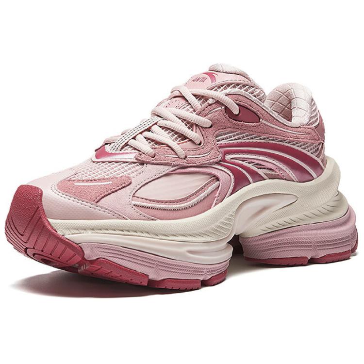 Anta Fuyiao 2 Retro Trendy Non-Slip Wear-Stick Low-Top Dad Shoes Women sneakers Pink 122448899-4