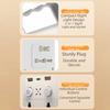 Universal Socket Night Light Socket Converter Warm White LED Outlet Power Strip  Kitchen