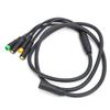 Waterproof 1T4 Electric Bike Cable Harness Gear Sensor Extension Cable for BAFANG BBS01 BBS02 Mid Motor