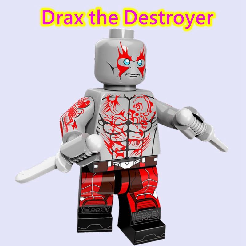 Совместимо с минифигурками Звездный Лорд Мстители Финал Marvel Строительные блоки Игрушки для детей