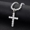 High-End European & American Zircon Cross Necklace for Women—Versatile, Non-Fading, Fashionable