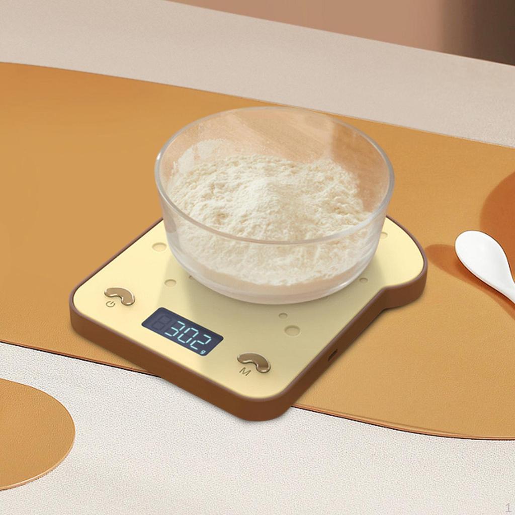 Kitchen Electronic Scale Toast Style Bread Small Practical Multiuse Digital for Home Use