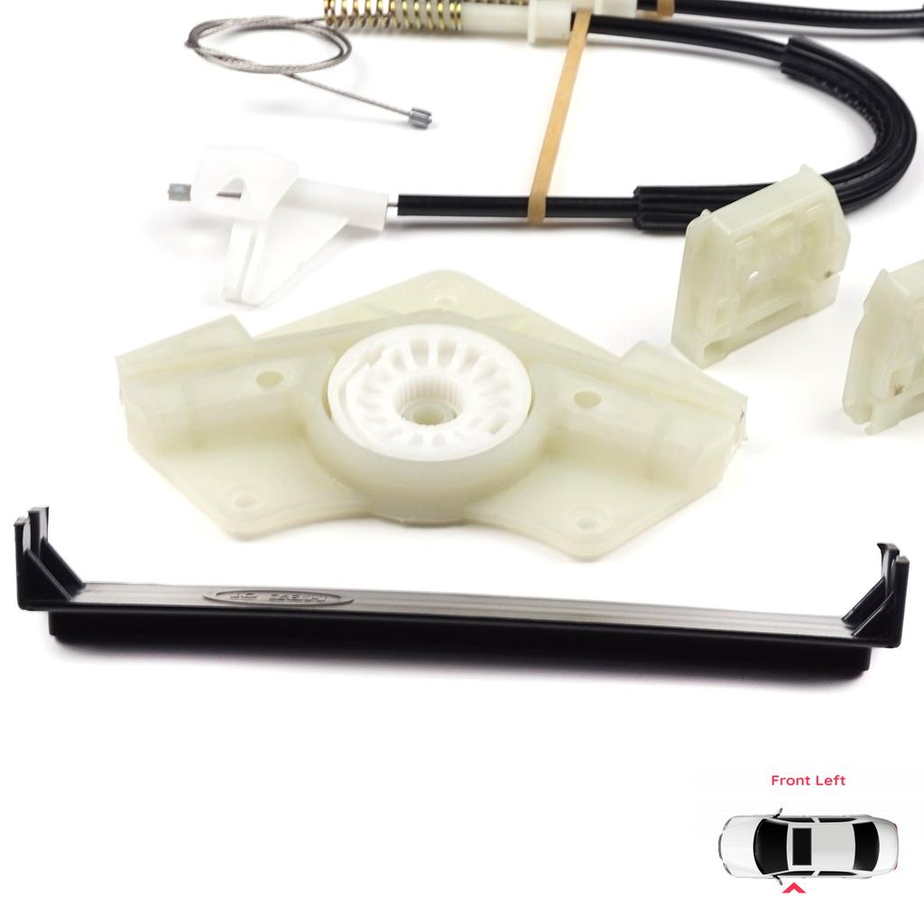 BWR544 Power Window Regulator Repair Set Front Left Door for Skoda Octavia MK1 1U 1U2 1U5 2001-2010 4/5 Door Facelift 1U0837461B