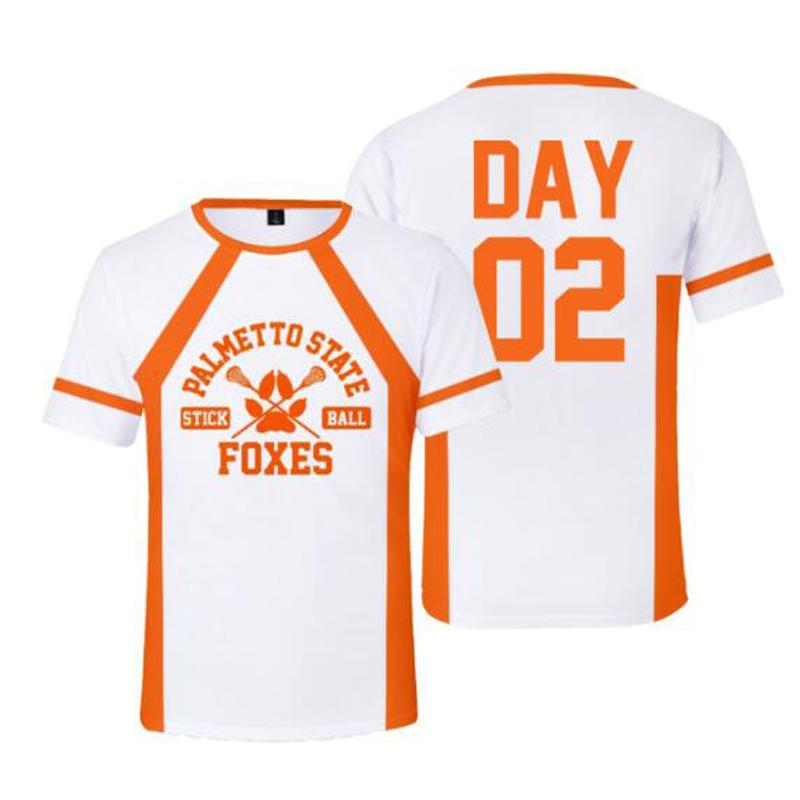 The Foxhole Court Palmetto State Foxes 3D T Shirt Unisex Summer Short Sleeve Funny Tshirt Graphic Tee Streetwear Lacrosse Jersey