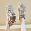 Модные дышащие сетчатые женские кроссовки 2025 весна-лето женская платформа спортивная обувь студенческая уличная повседневная обувь для бега tenis de mujer
