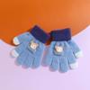Cute Cartoon Winter Gloves for Kids, Ages 0-5, Warm and Protective Five-Finger Design