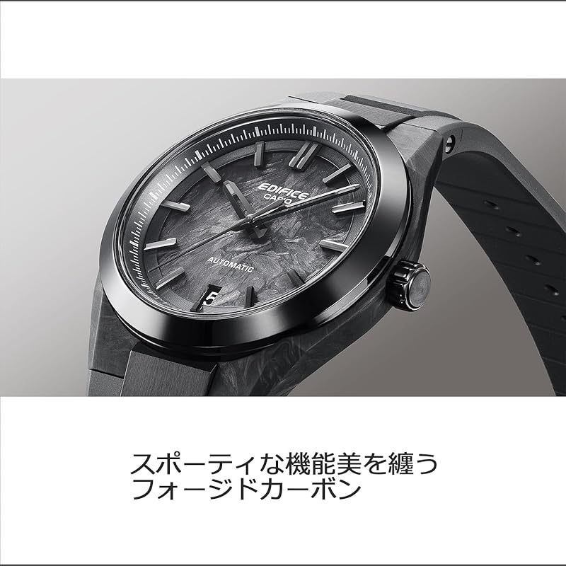 Часы Casio Edifice [Официальный японский продукт] Механические Автоматические Антимагнитные Часы с Сапфировым Стекло, EFK-100XPB-1AJF, Мужские, Черный