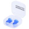 2Pcs Ear Plugs Waterproof Noise Reduction Silicone Protective Earplug for Swimming Flying(Blue