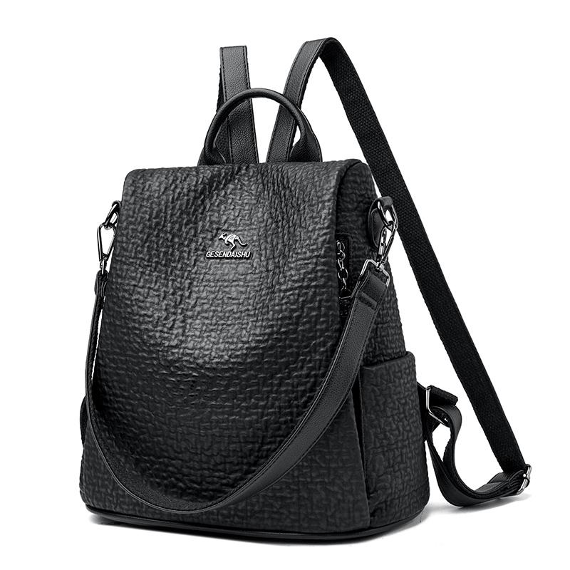 Новые дизайнерские высококачественные школьные сумки большой вместимости из плутониевой кожи для девочек, большой дорожный рюкзак