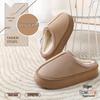 2025 Осень и Зима Женские Уютные Пушистые Хлопковые Домашние Тапочки на Толстой Подошве