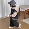 Korean Style Baby Boy Autumn Outfit Set: Hooded Vest & Sweatshirt Casual Wear (2025 New Arrival)