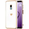 Case - Samsung - Galaxy S9 Plus - White - Shockproof - Heart Pattern