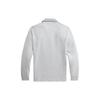 Polo Ralph Lauren Striped Trim Small Pony Embroidered Casual Long Sleeve Polo Shirt Men Tops Light-Gray MNPOKNI16821196-020