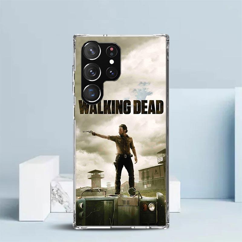 The Walking Deads TV Phone Case For Samsung Galaxy S24 S25 Edge S26 Ultra S22 S23 Plus S21 + S20 FE Soft TPU Back Cover Galaxy S