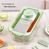 Guraide Multi-functional Vegetable Slicer & Grater with Drain Basket