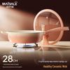 Maibaile 28см Пептидный Хрустальный Глазурованный Антипригарный Вок