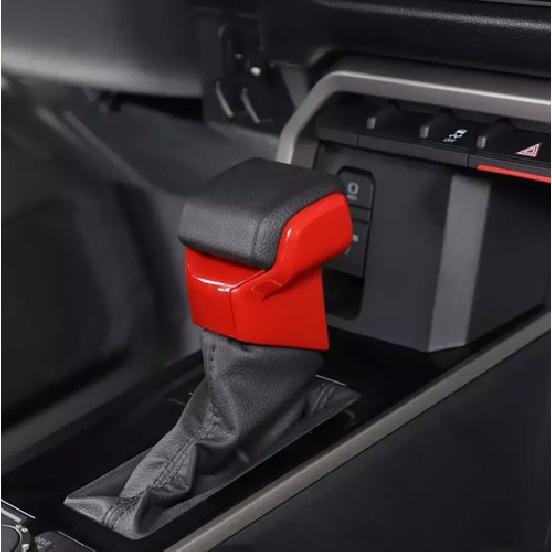 Fit For Toyota 4Runner 2025+ Gear Shift Knob Head Decor Cover Trim Red ABS 3PCS