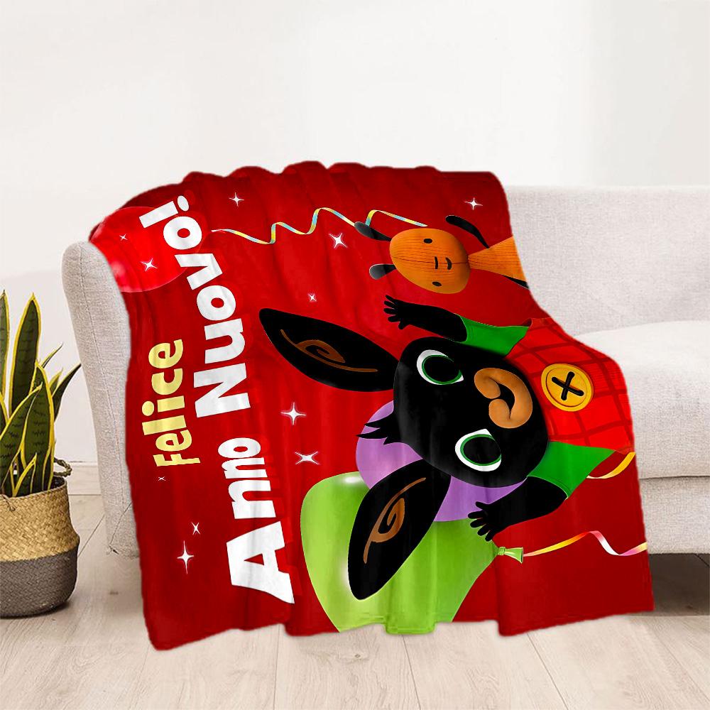 Animal Friends Puzzle Blanket Soft & Cozy Great for Bedding Office Chair Seaside Four Seasons Multipurpose Modern Style