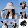 Летняя шляпа от солнца с широкими полями из полиэстеровой ткани и дышащим дизайном для повседневной носки на открытом воздухе