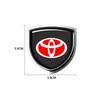 1Pcs 3D Metal Auto Door Shield Emblem Car Body Badge Sticker Styling For Toyota Camry Corolla Yaris Chr Auris Avensis T25