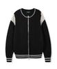 Вязаный кардиган Nodu Varsity на молнии
