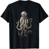 Retro SCUBA Diver Weird Octopus Design, Octopus Helmet T-Shirt